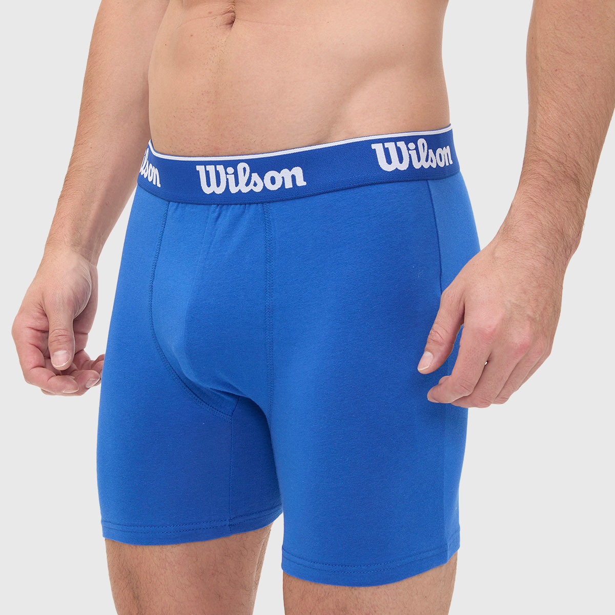 Boxer Liso Wilson Ultra Suave Para Hombre Azul Rey - Sports Center