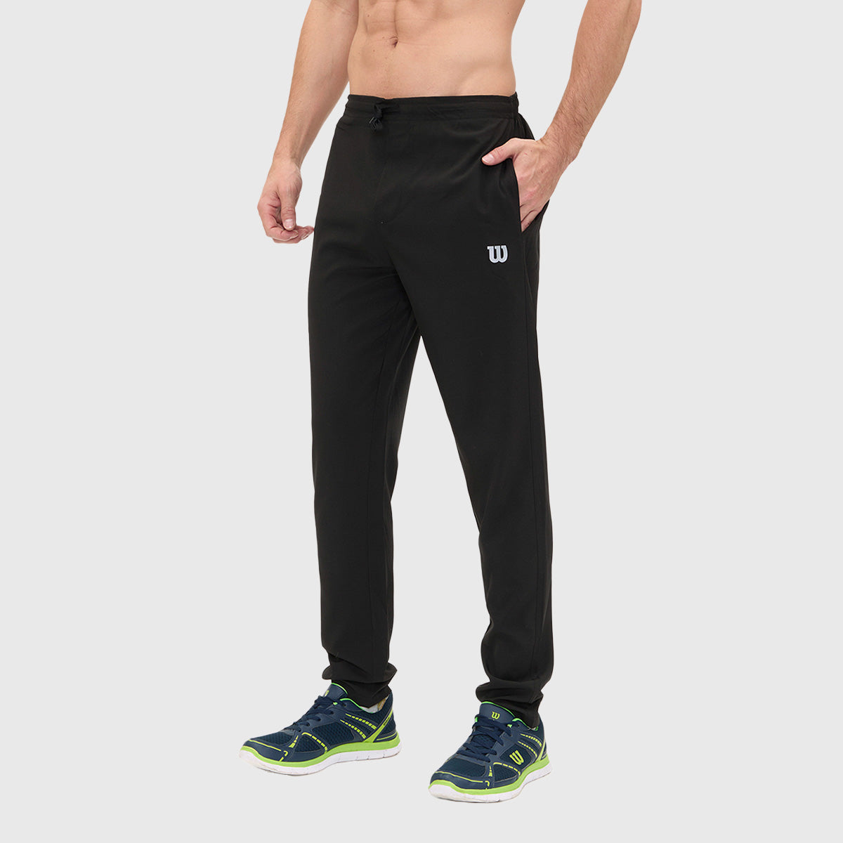 Pants Pantalón Wilson Deportivo Micro Fibra Entrenamiento Negro - Sports Center