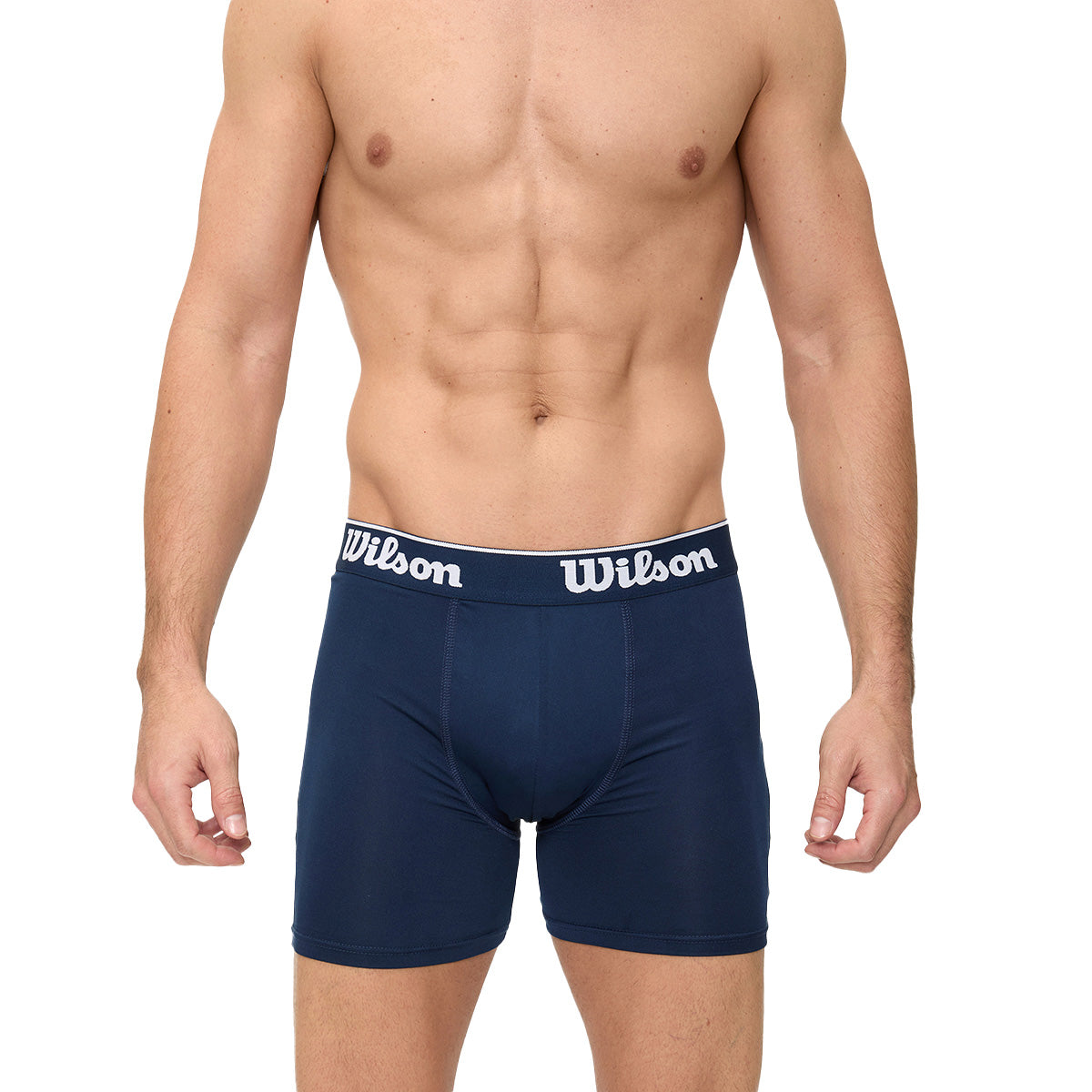 Bóxer Wilson Con Elástico Suave Para Caballero Azul Marino - Sports Center