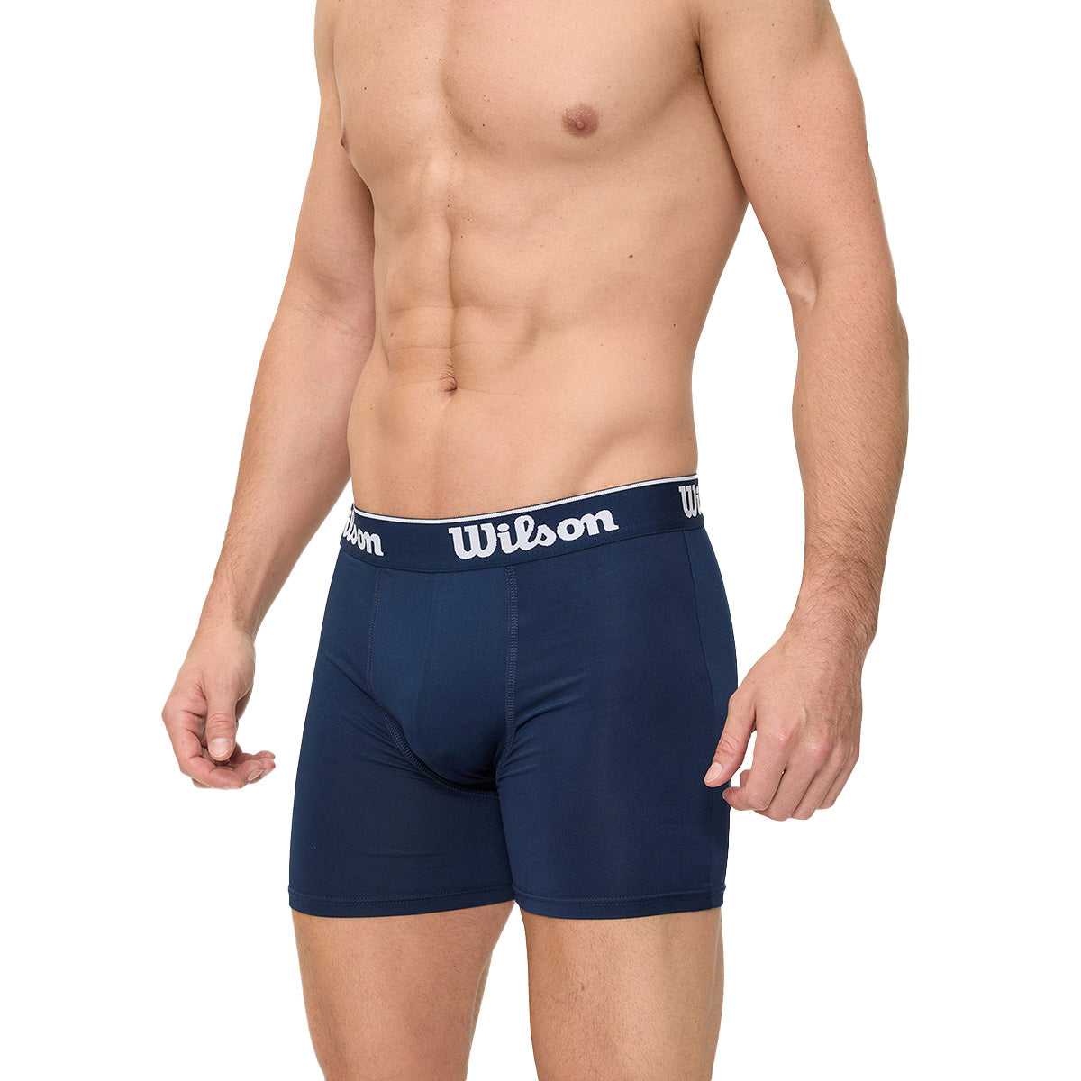Bóxer Wilson Con Elástico Suave Para Caballero Azul Marino - Sports Center