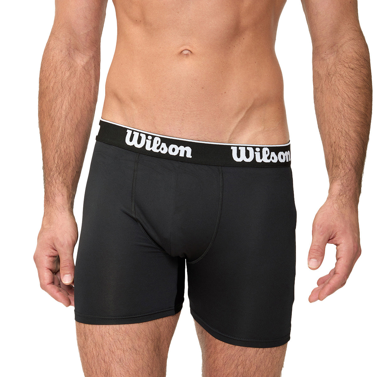 Bóxer Wilson Con Elástico Suave Para Caballero Negro - Sports Center