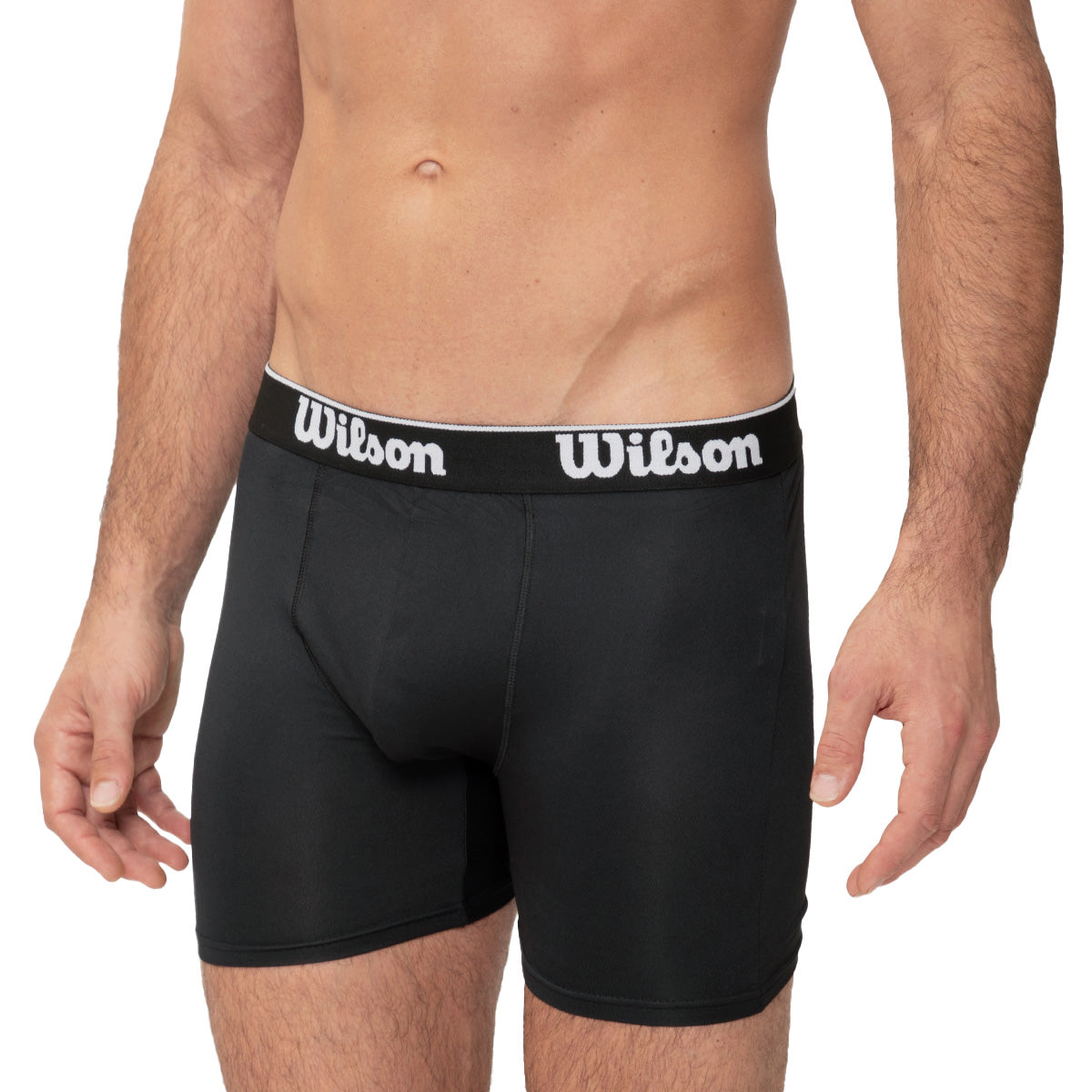 Bóxer Wilson Con Elástico Suave Para Caballero Negro - Sports Center