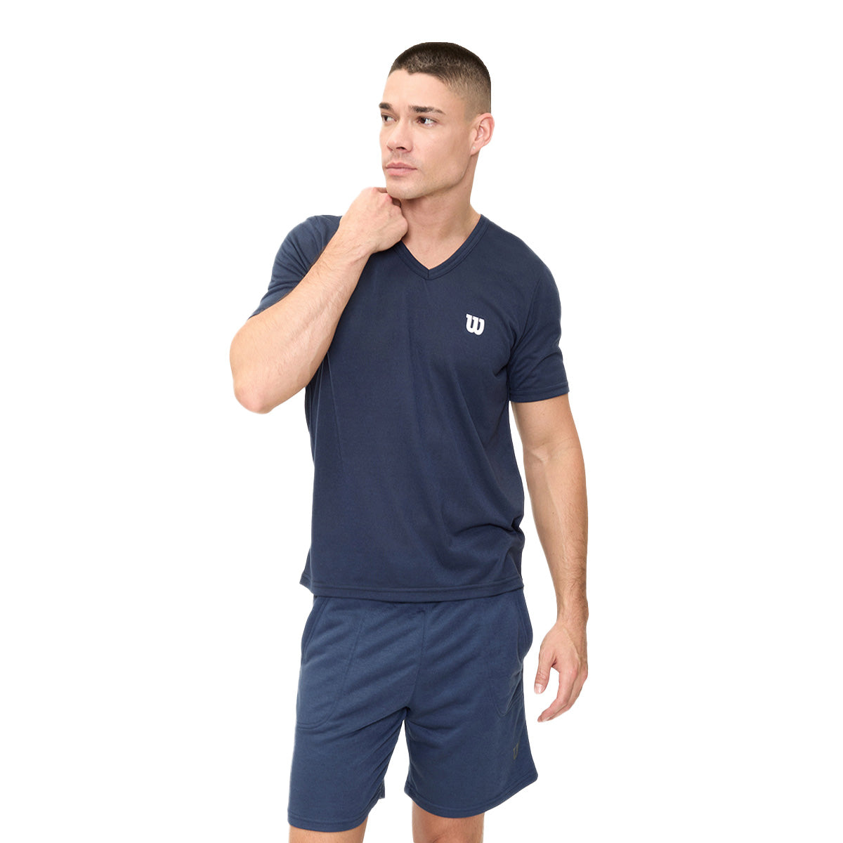 Playera Wilson Polyspun Reflex Cuello V Hombre - Sports Center