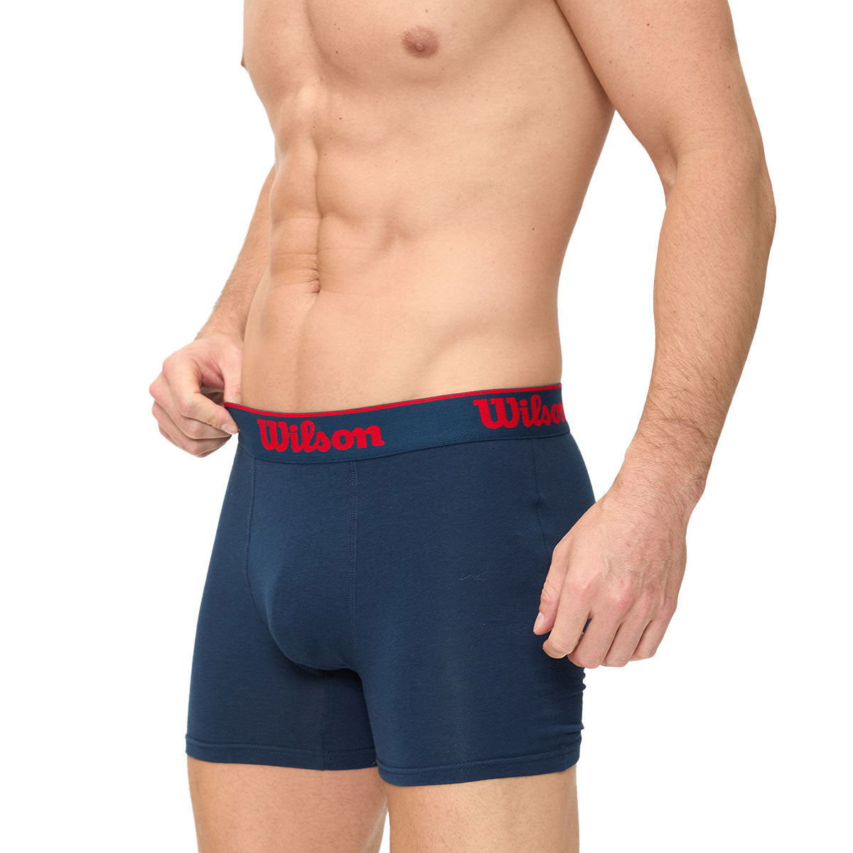 Boxer Liso Wilson Ultra Suave Para Hombre Azul Marino - Sports Center