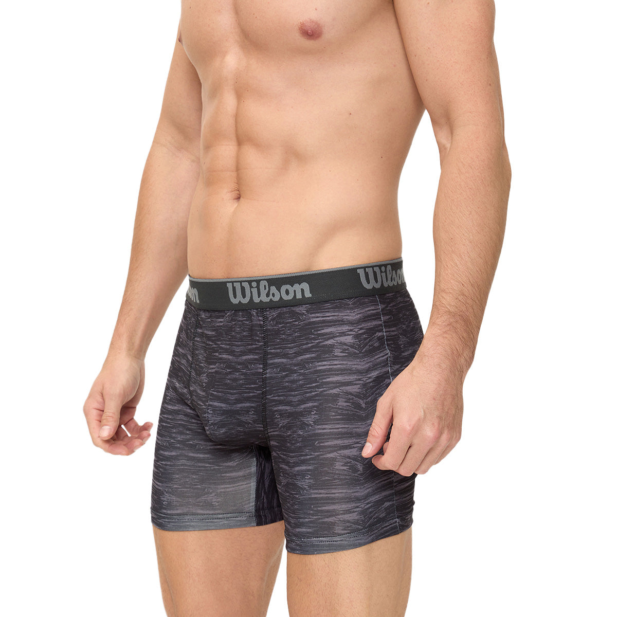 Boxer Estampado Wilson Flexible para Hombre Negro - Sports Center