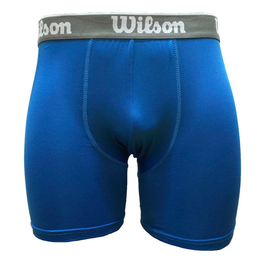 Wilson Boxer Liso de Poliester Color Azul - Sports Center