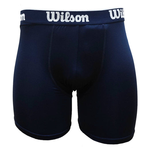 Wilson Boxer Liso de Poliester Color Azul Marino - Sports Center