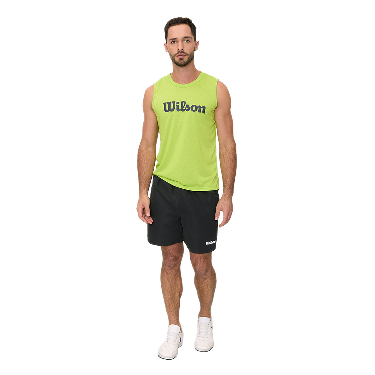 Short Wilson Deportivo Liviano Transpirable Cómodo Negro - Sports Center