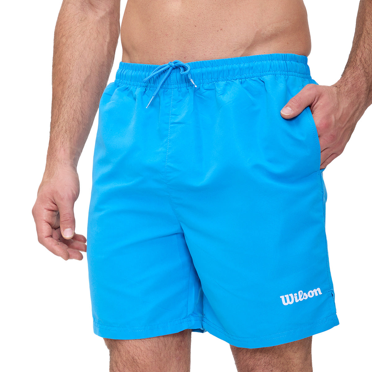 Short Wilson Deportivo Liviano Transpirable Cómodo Azul - Sports Center