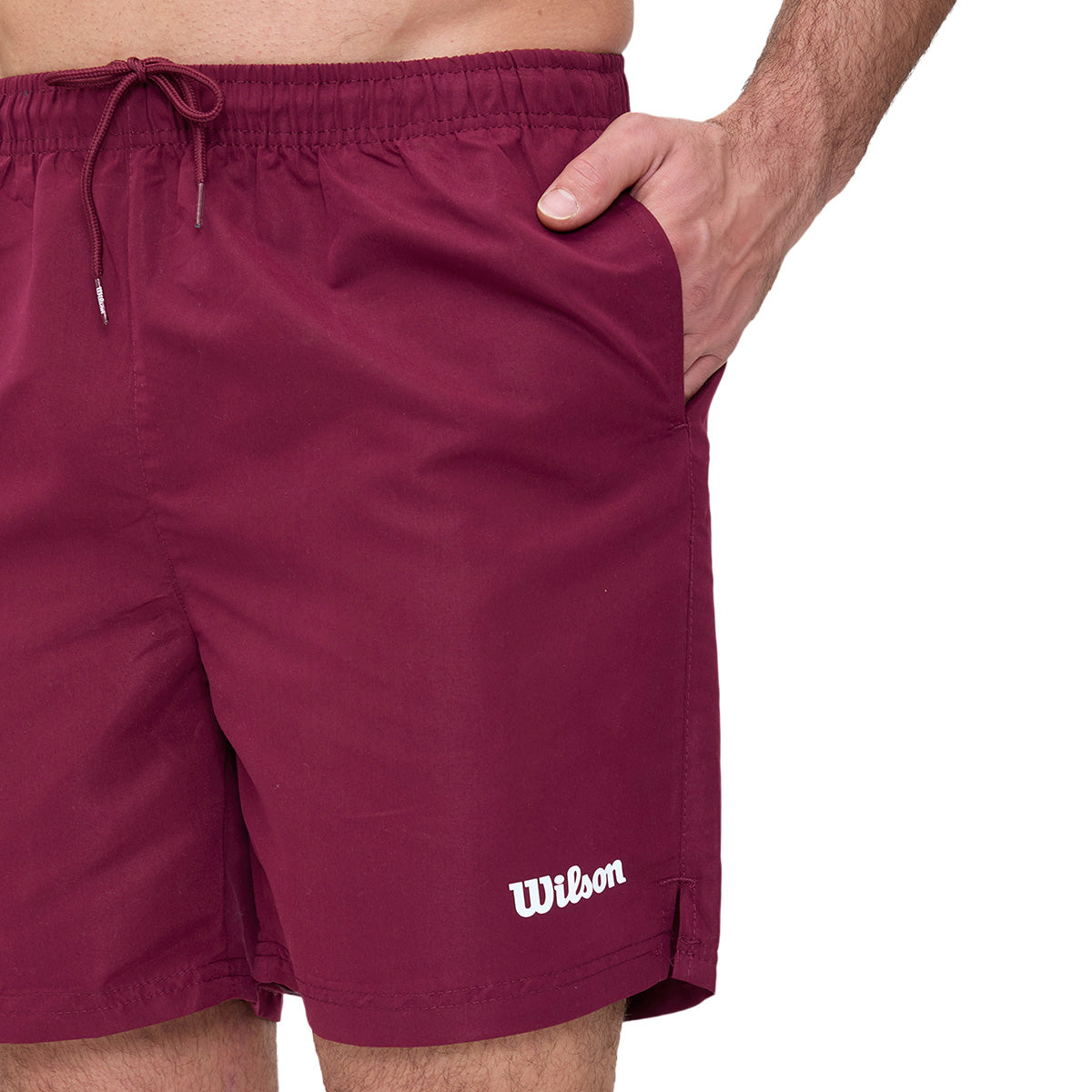 Short Wilson Deportivo Liviano Transpirable Cómodo Vino - Sports Center