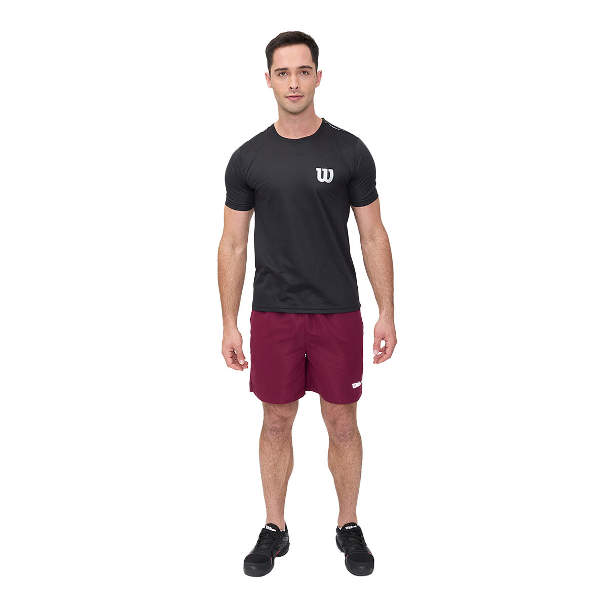 Short Wilson Deportivo Liviano Transpirable Cómodo Vino - Sports Center