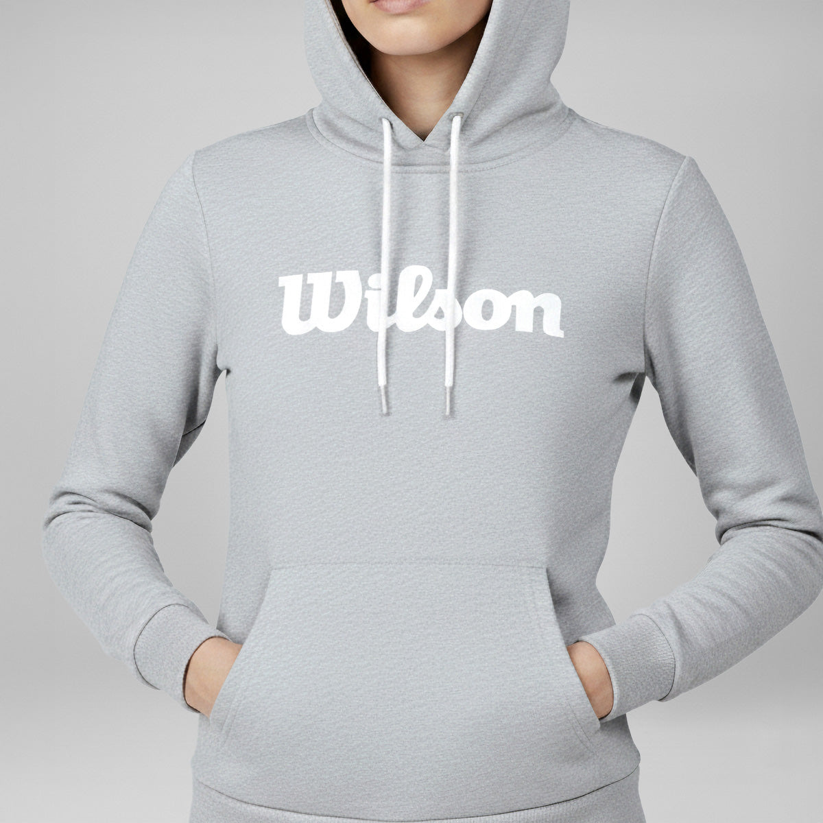 Sudadera Estampada Wilson con gorro French Terry para Mujer - Sports Center