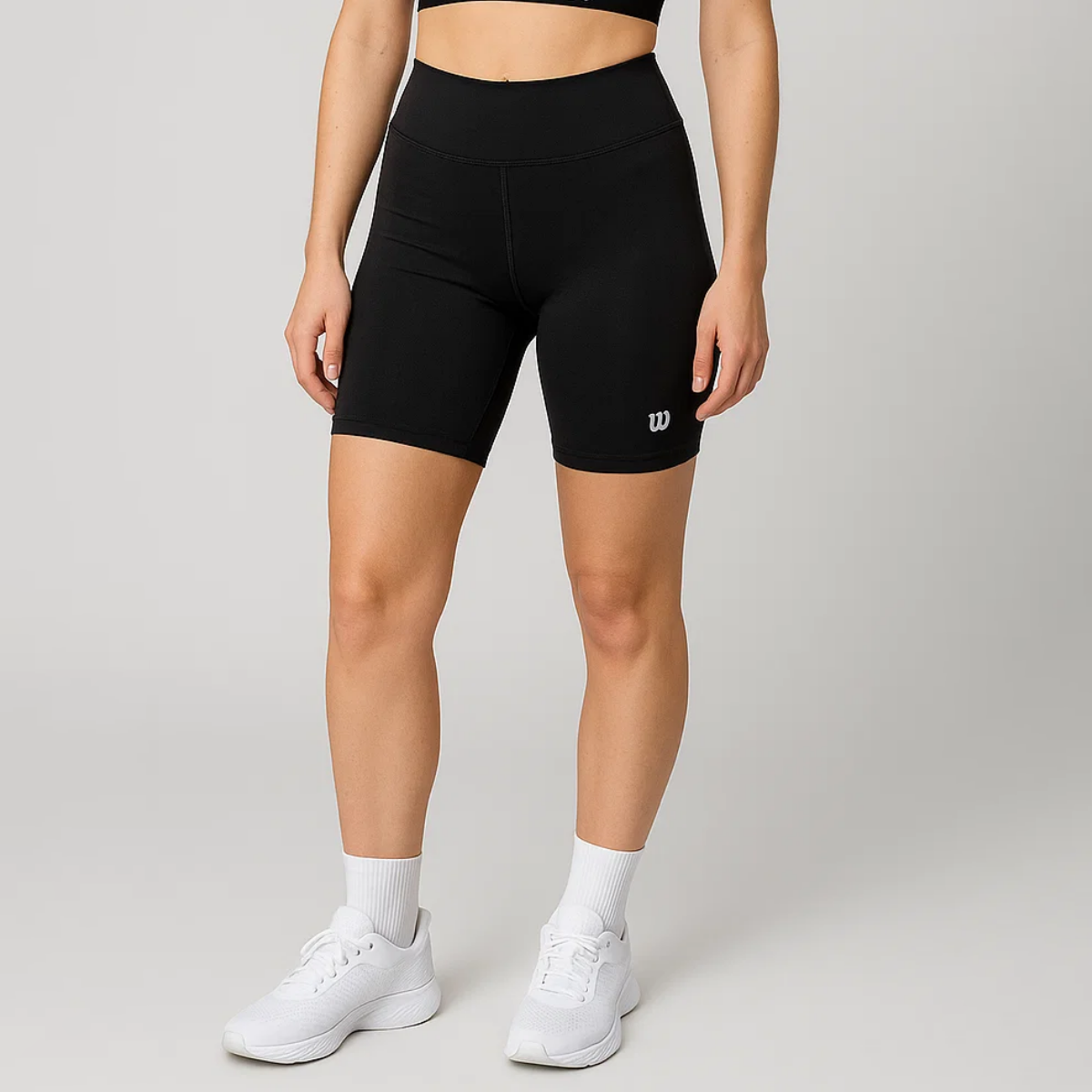 Biker Wilson Tiro Alto Flexible Liso para Mujer