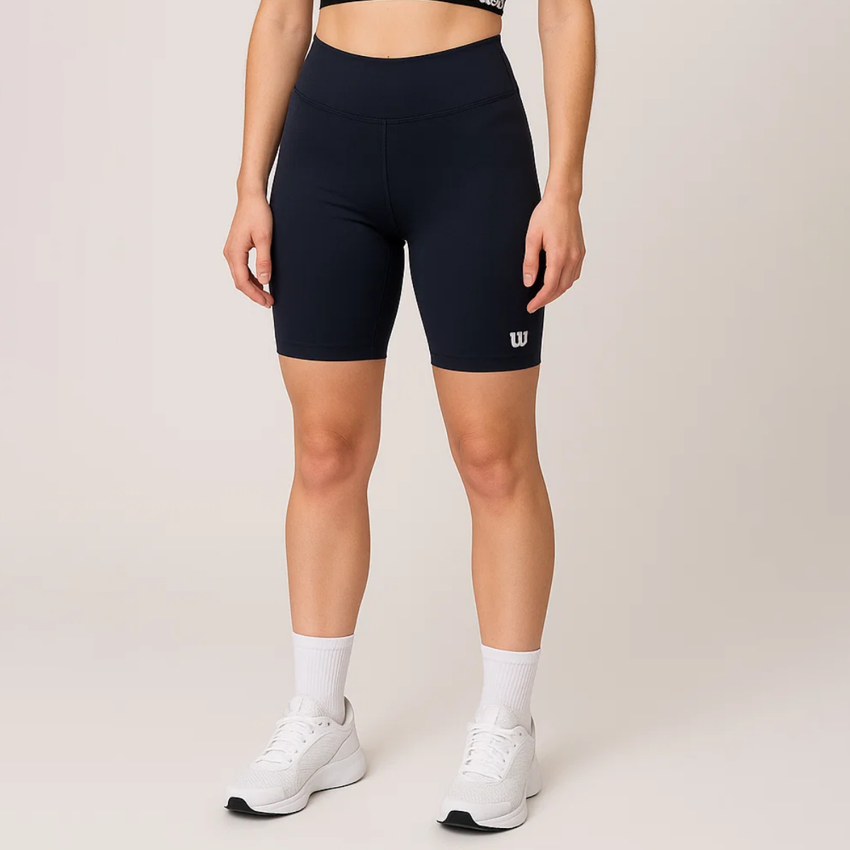 Biker Wilson Tiro Alto Flexible Liso para Mujer