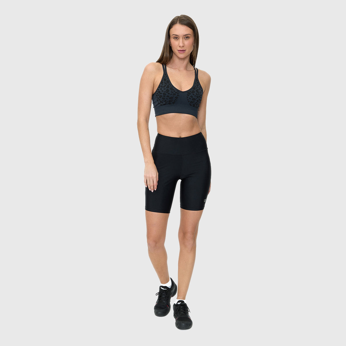 Biker Wilson Tiro alto flexible liso para Mujer - Sports Center