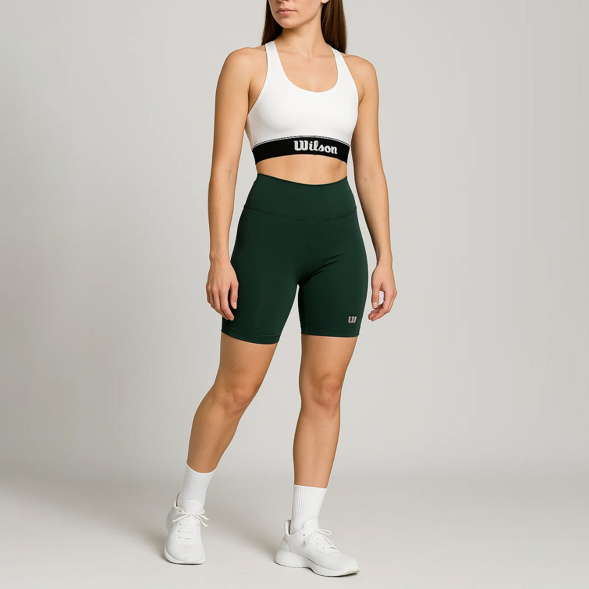 Biker Wilson Tiro Alto Flexible Liso para Mujer