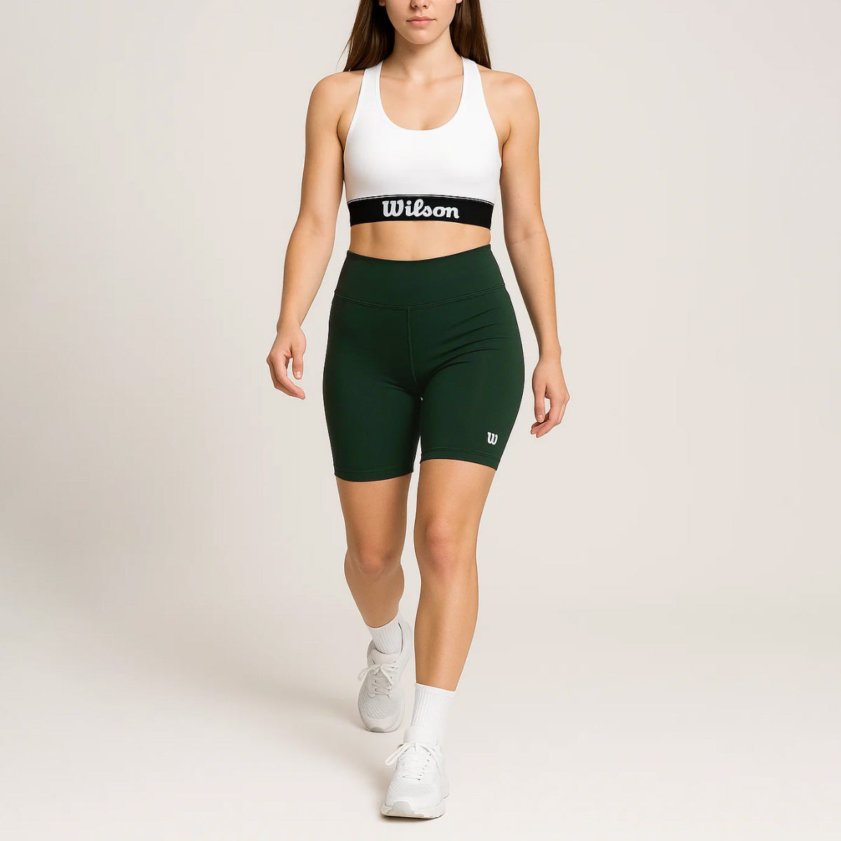 Biker Wilson Tiro Alto Flexible Liso para Mujer