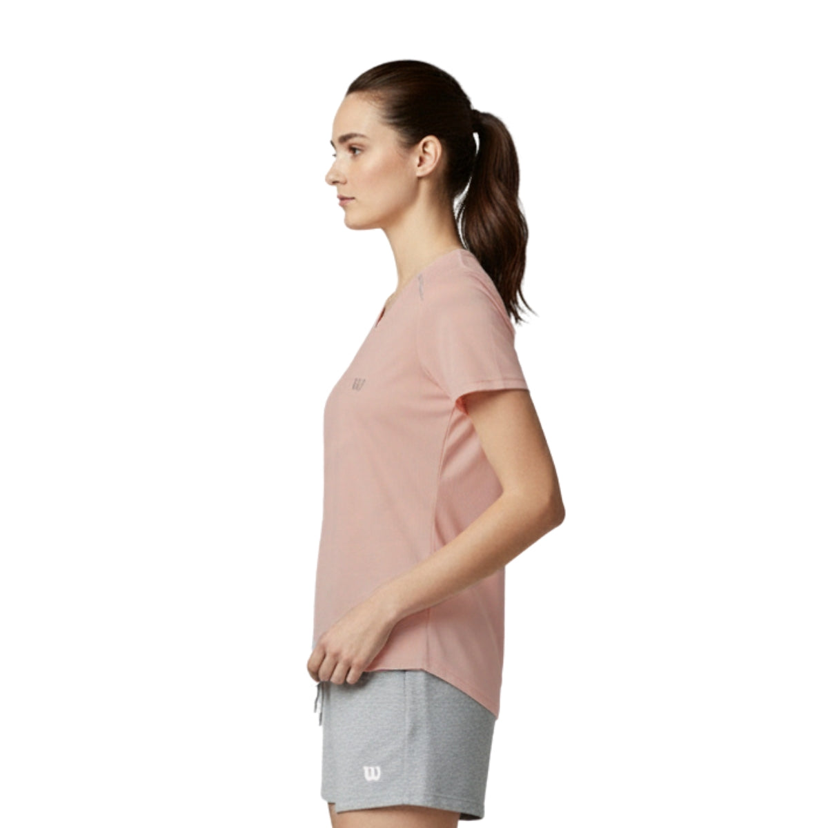 Playera Wilson Cuello V Ventilada para Mujer - Sports Center