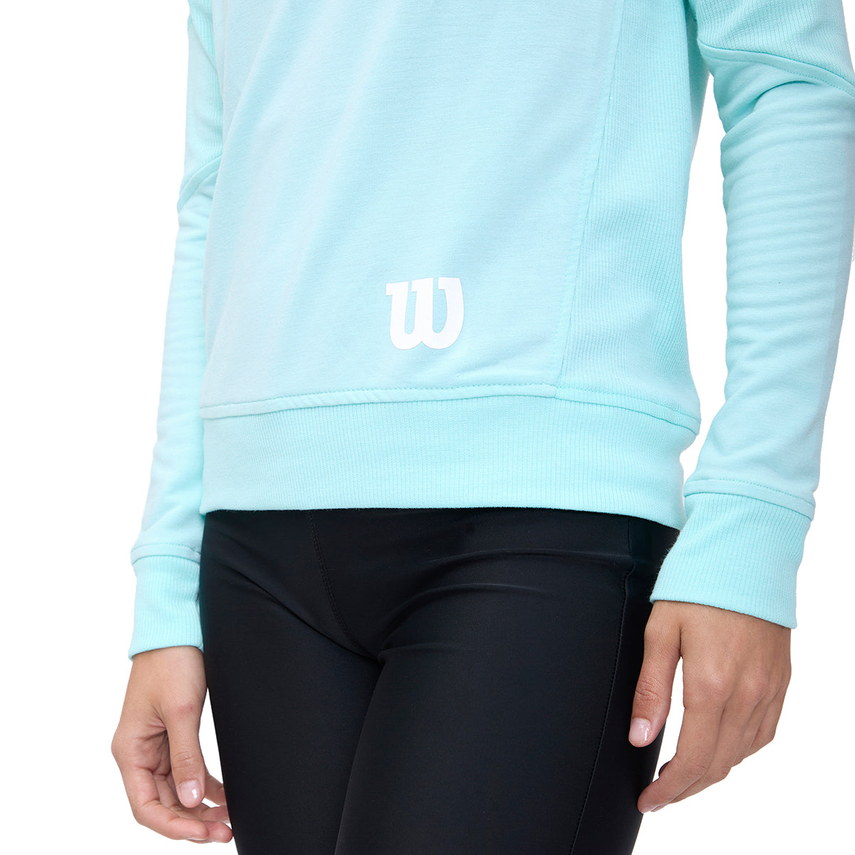 Sudadera Wilson Canalé Aqua Mujer