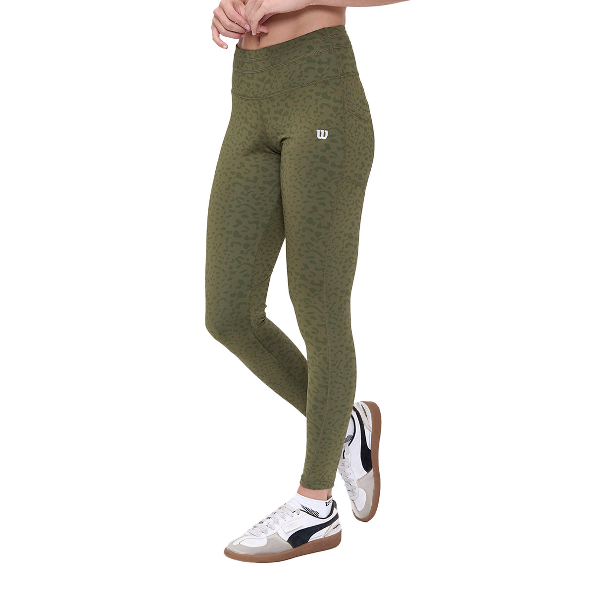 Leggings Wilson Feng Wi Animal Print Cintura Alta Mujer
