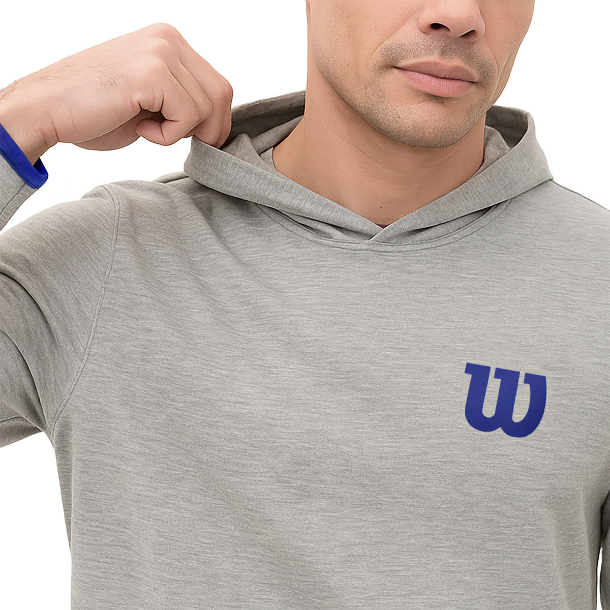 Sudadera Wilson French Terry Bolsillos con Capucha Hombre