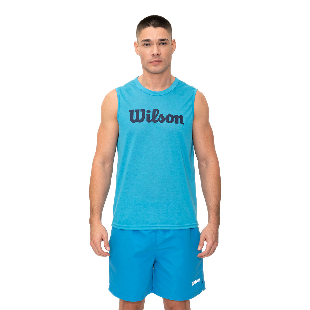 Camiseta Wilson Estampada Cuello Redondo Hombre - Sports Center