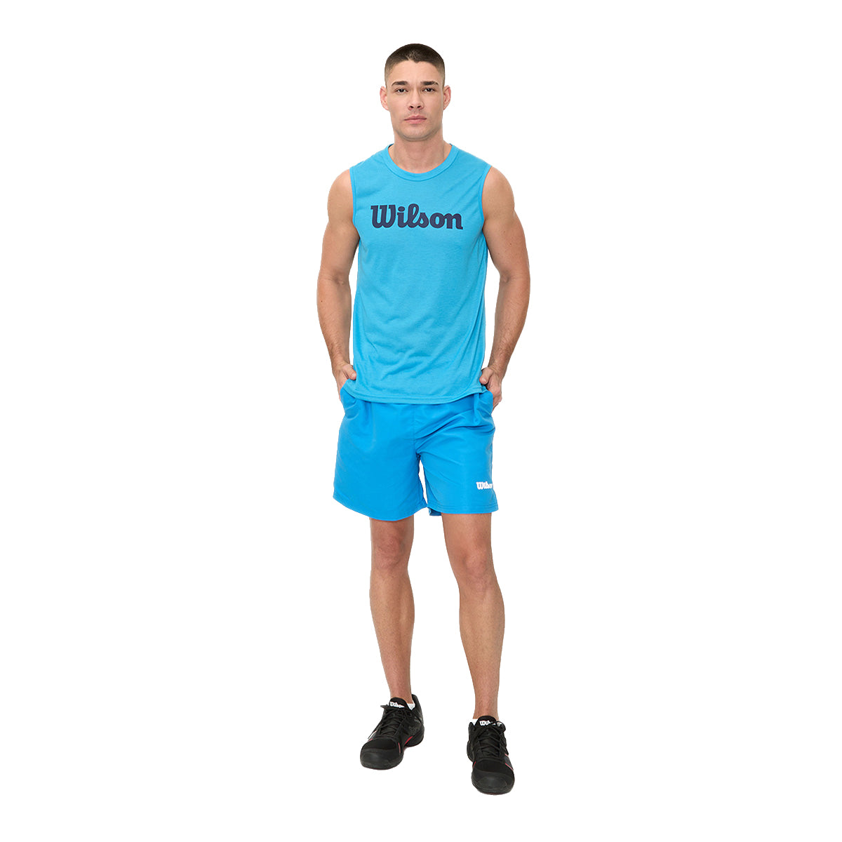 Camiseta Wilson Estampada Cuello Redondo Hombre - Sports Center