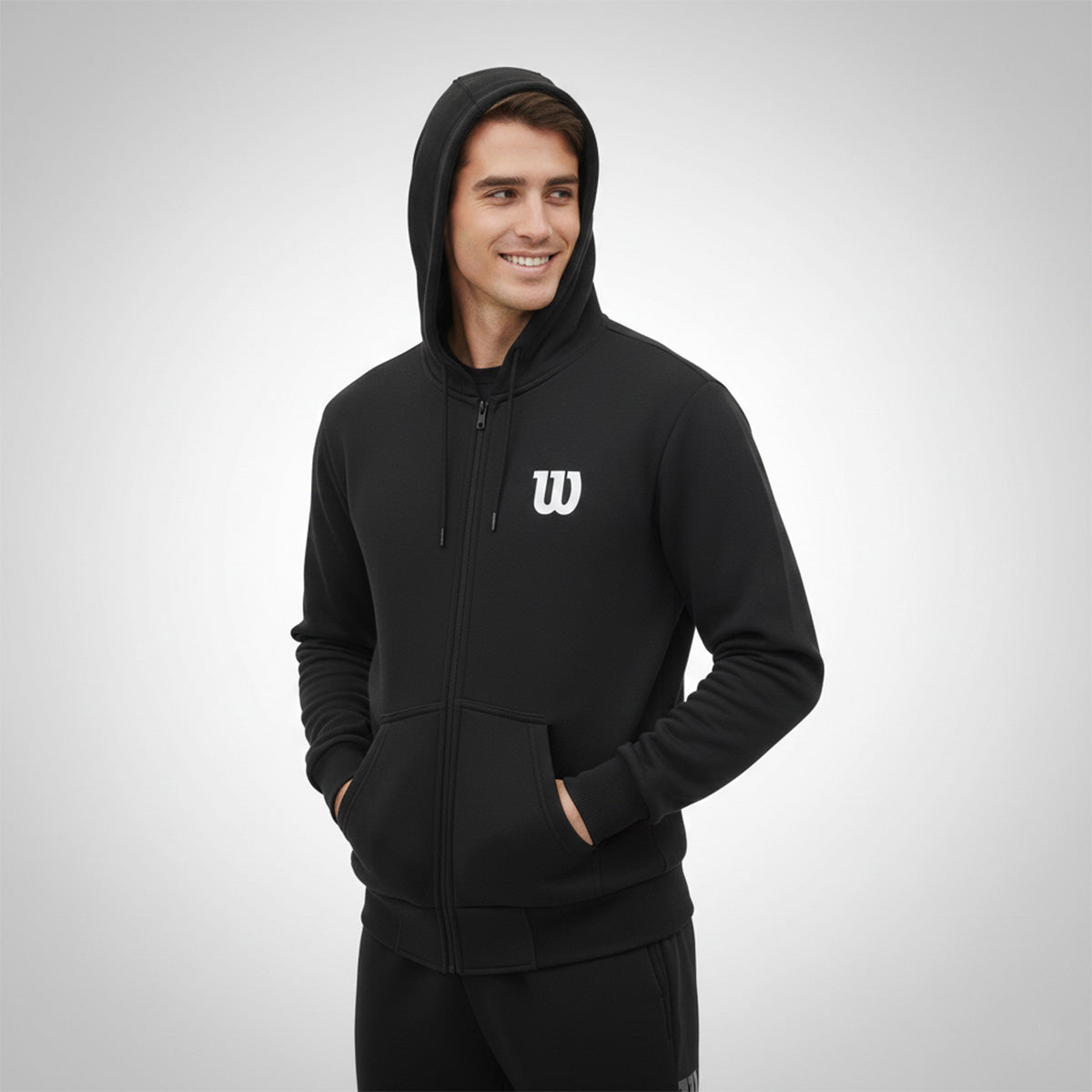 Chamarra Wilson Afelpada con Gorro para Hombre