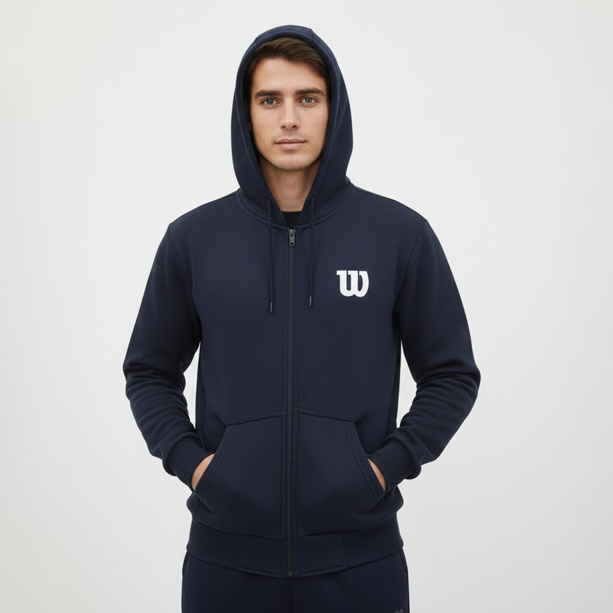 Chamarra Wilson Afelpada con Gorro para Hombre