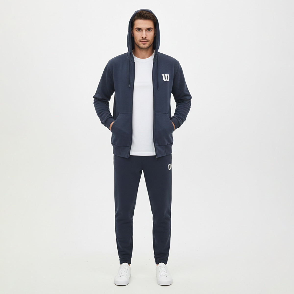 Chamarra Wilson Afelpada con Gorro para Hombre