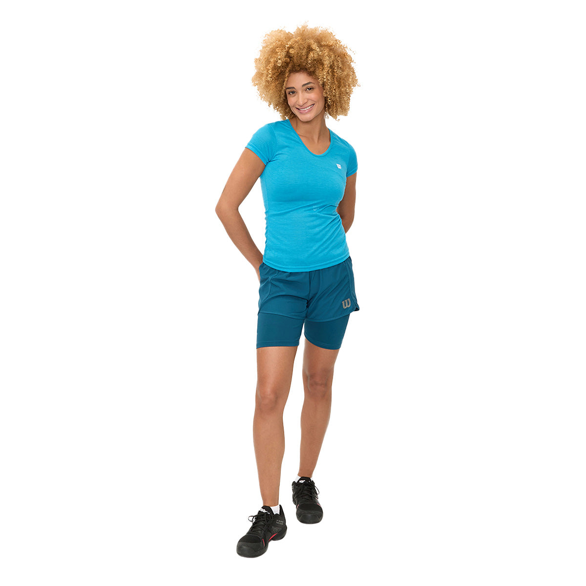 Short con Biker Wilson Transpirable para Mujer - Sports Center