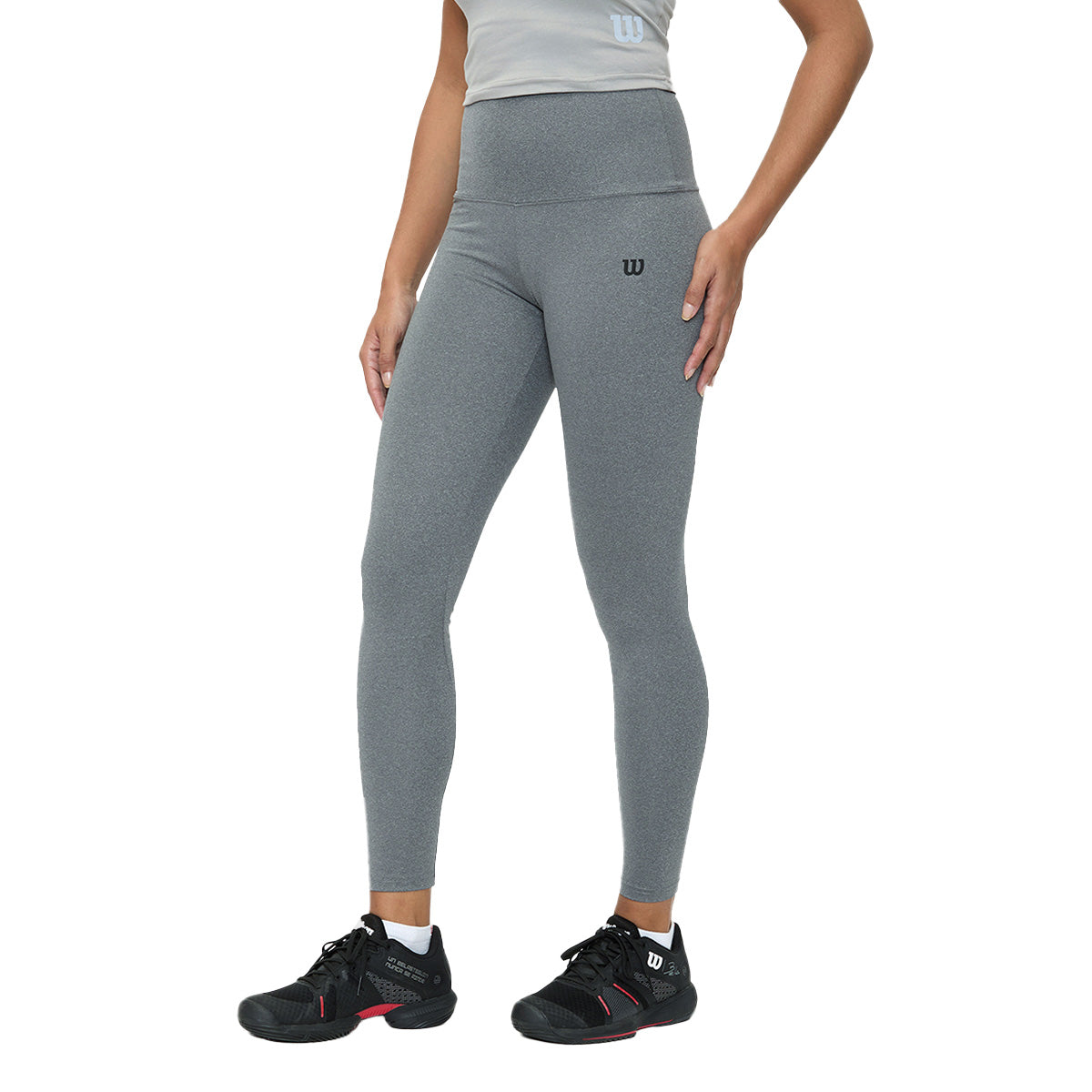 Legging Wilson Flexible Cintura alta para Mujer Gris - Sports Center