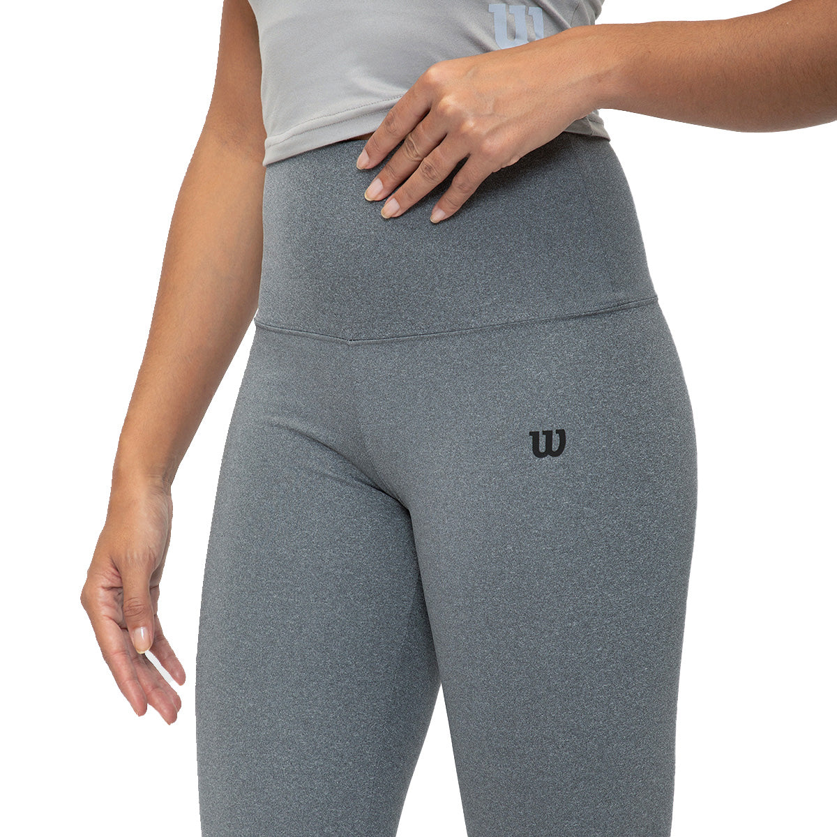 Legging Wilson Flexible Cintura alta para Mujer Gris - Sports Center