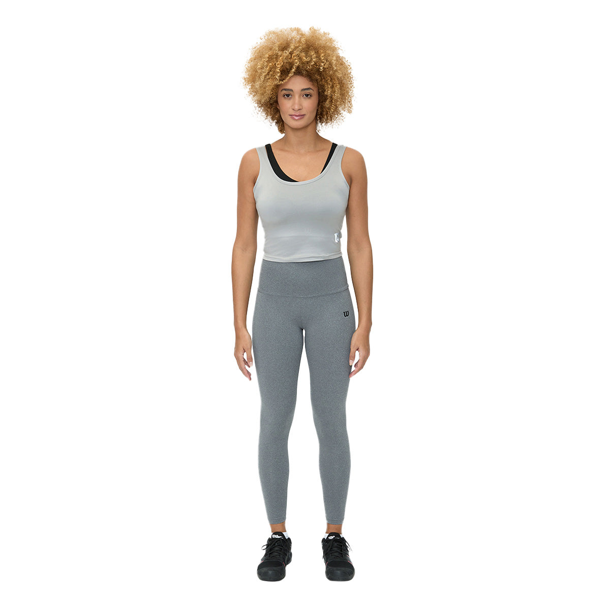 Legging Wilson Flexible Cintura alta para Mujer Gris - Sports Center