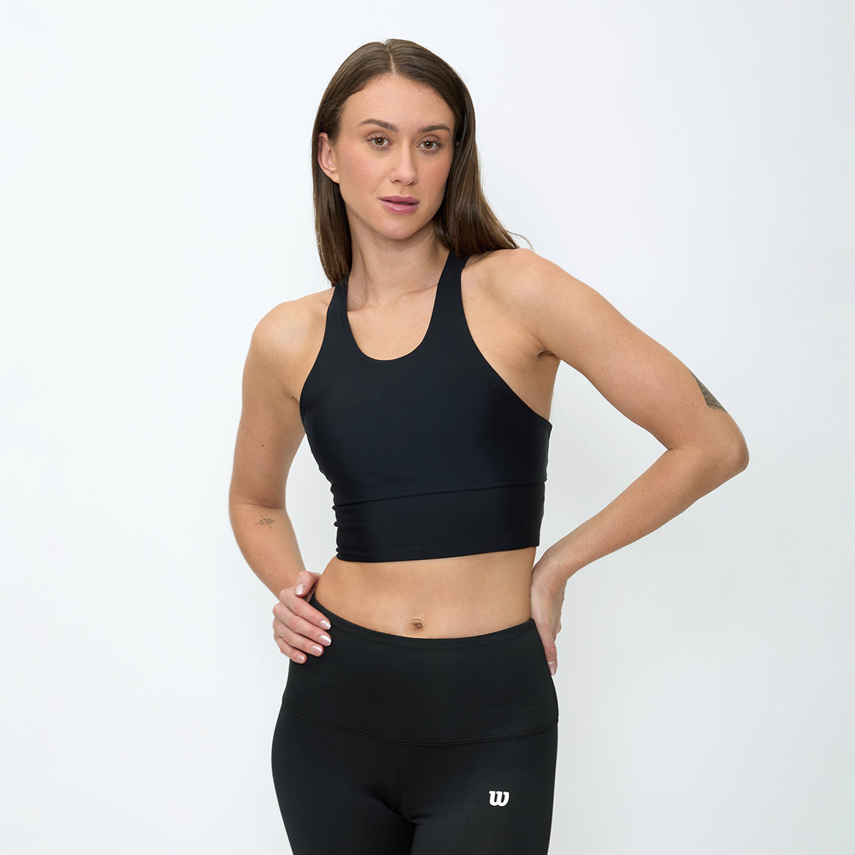 Top Wilson Flexible para Mujer Negro - Sports Center