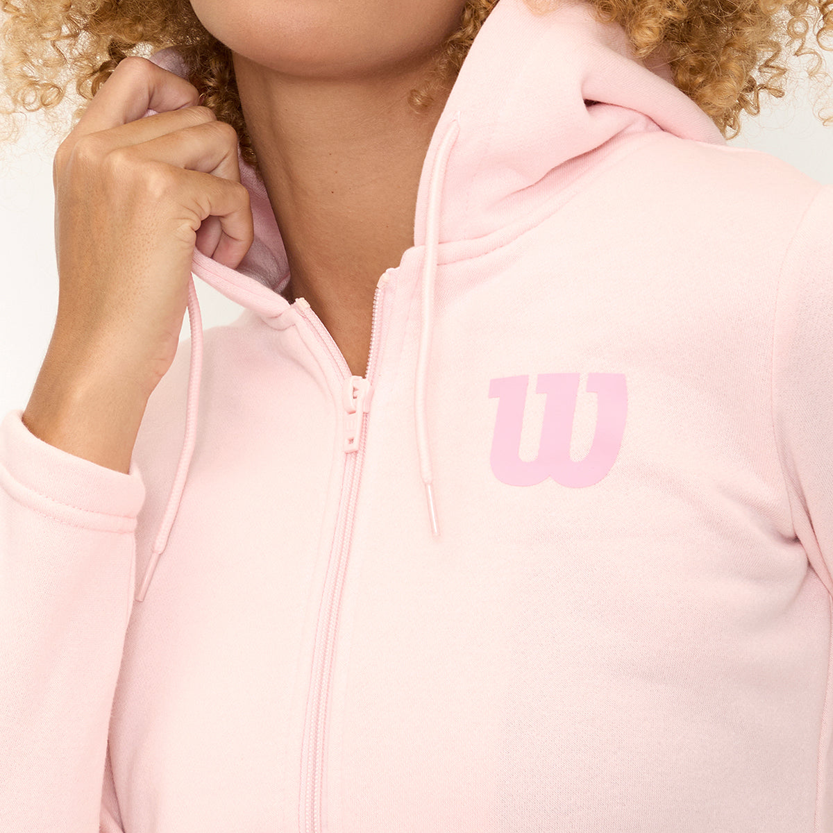 Sudadera Wilson Suave con Gorro para Mujer Rosa - Sports Center