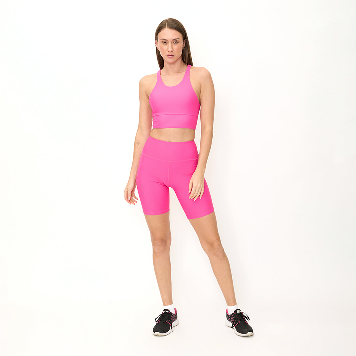 Biker tiro alto Wilson Elástico Resistente para Mujer Rosa - Sports Center