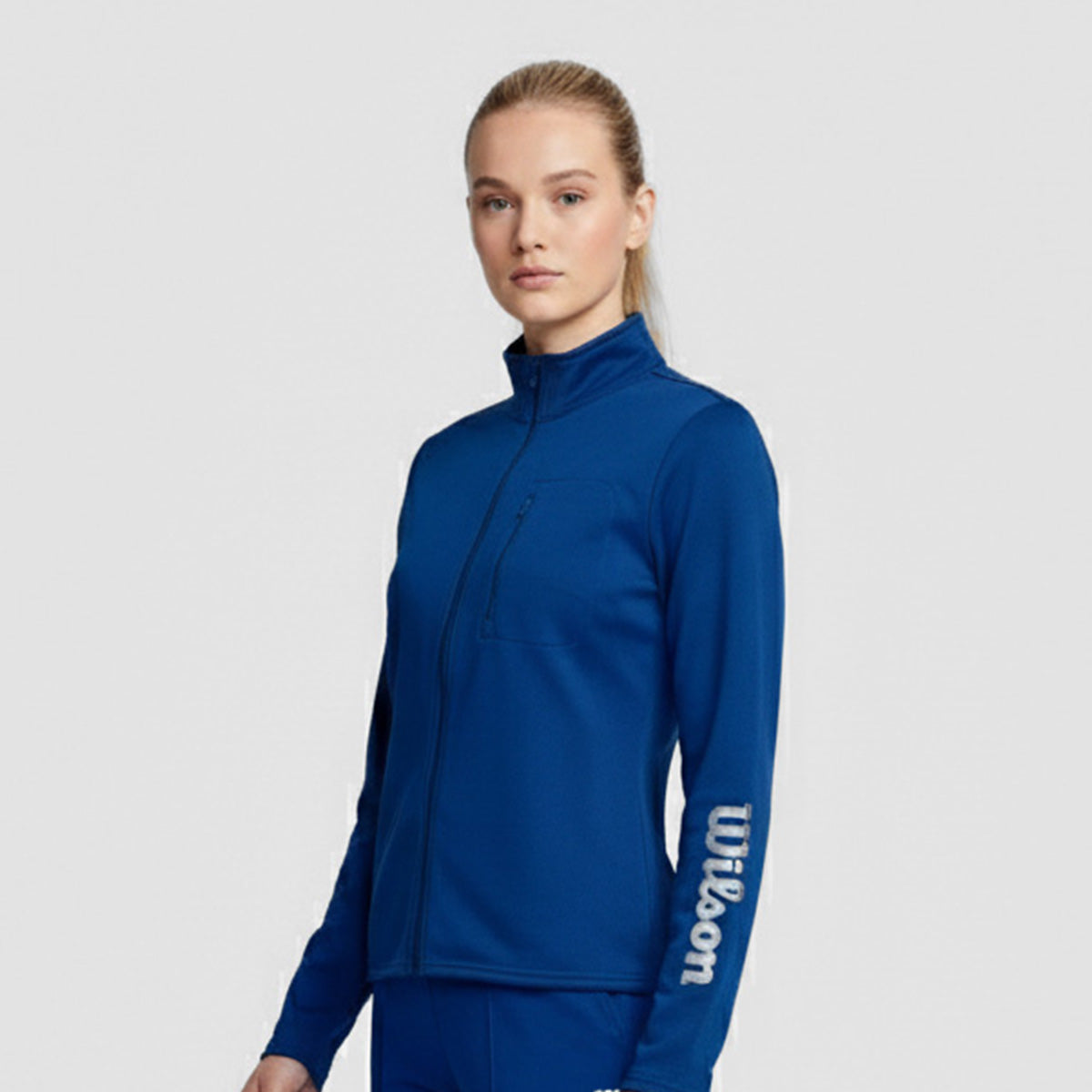 Sudadera Deportiva Wilson French Terry Doble Cierre para mujer
