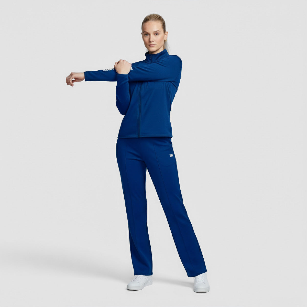 Sudadera Deportiva Wilson French Terry Doble Cierre para mujer