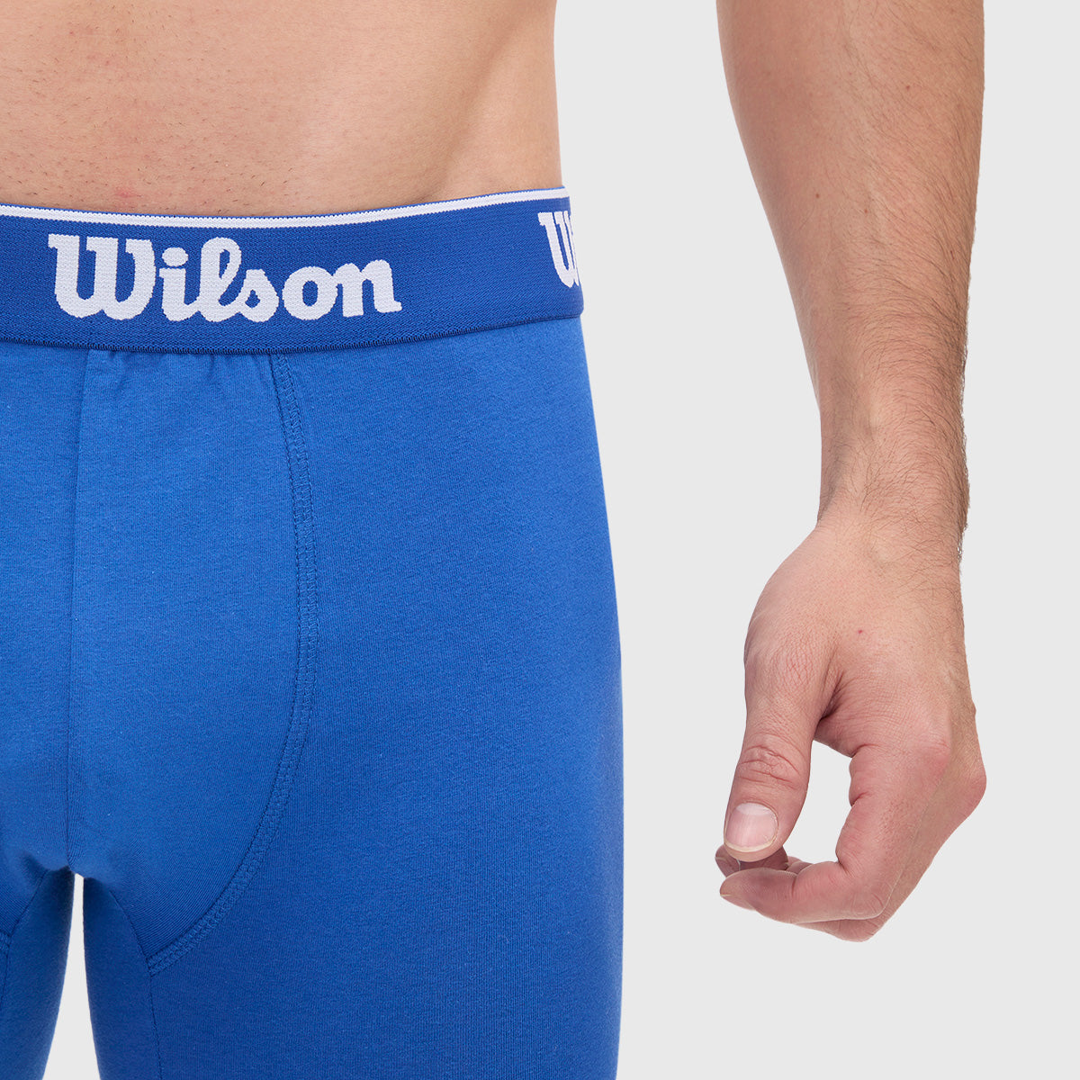 Boxer Liso Wilson Ultra Suave Para Hombre Azul Rey - Sports Center