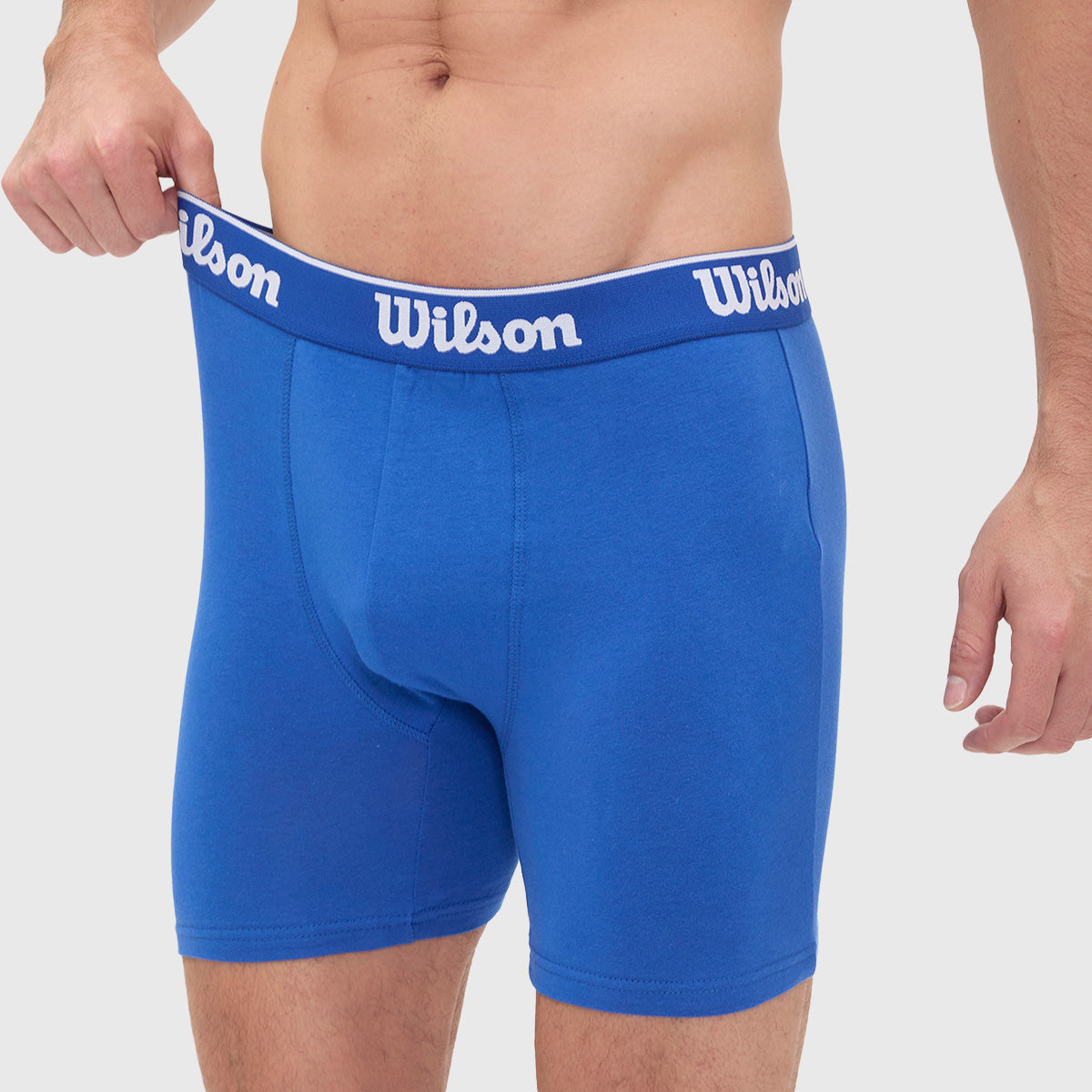 Boxer Liso Wilson Ultra Suave Para Hombre Azul Rey - Sports Center