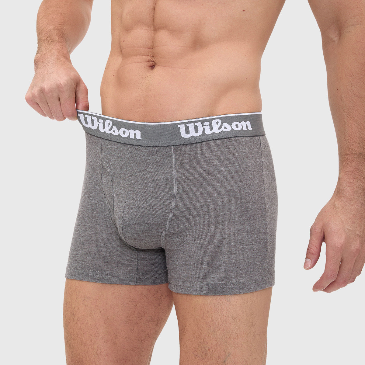 Boxer Liso Wilson Pack 4 Suave Al Tacto Para Hombre - Sports Center