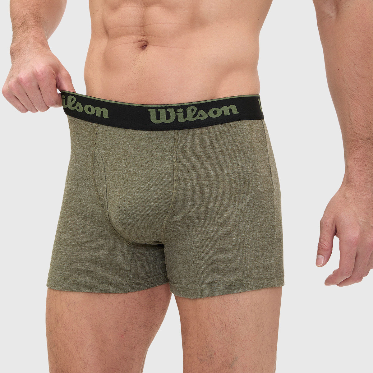 Boxer Liso Wilson Pack 4 Suave Al Tacto Para Hombre - Sports Center