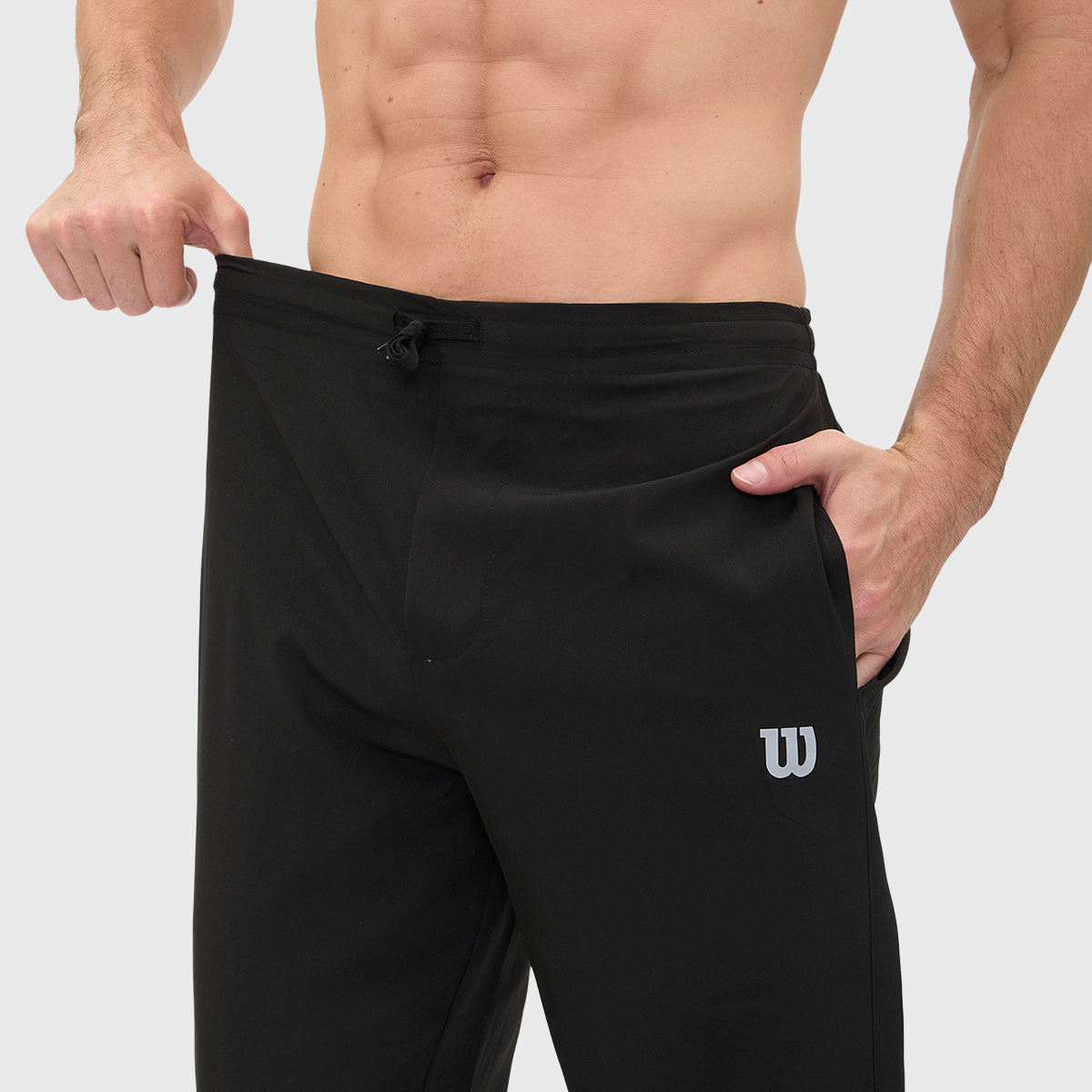 Pants Pantalón Wilson Deportivo Micro Fibra Entrenamiento Negro