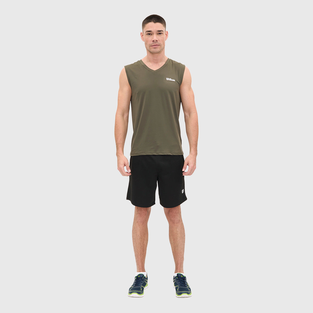 Camiseta Wilson Ultra Ligera Logo Cuello V Hombre - Sports Center