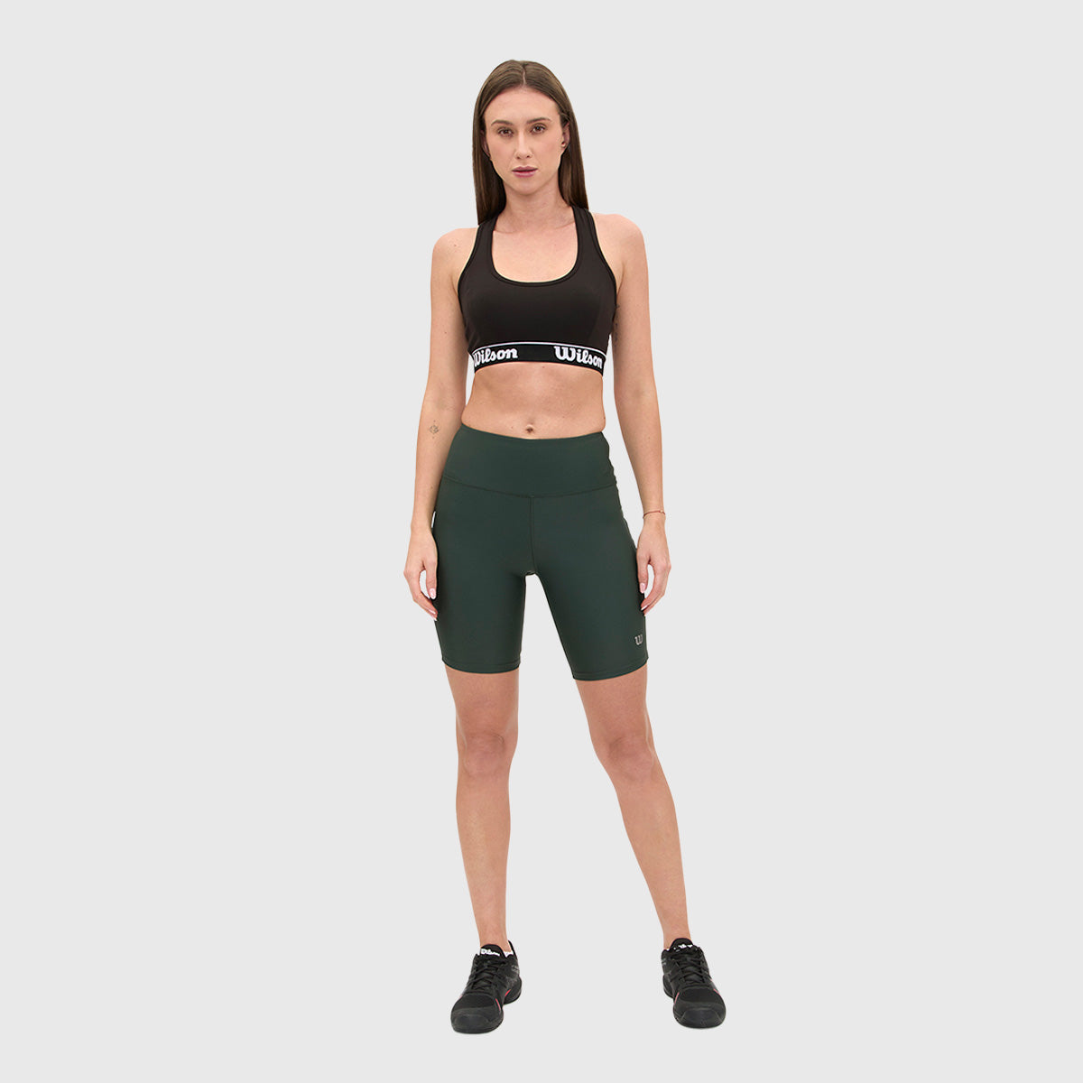 Biker Wilson Tiro alto flexible liso para Mujer - Sports Center
