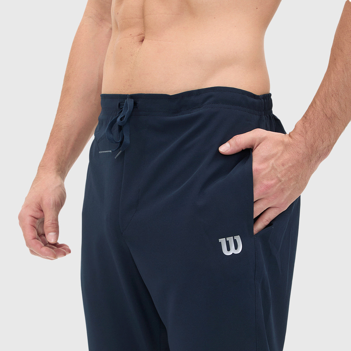 Pants Pantalón Wilson Deportivo Micro Fibra Entrenamiento Azul Marino