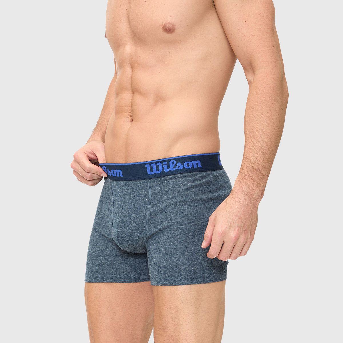 Boxer Liso Wilson Pack 4 Suave Al Tacto Para Hombre - Sports Center