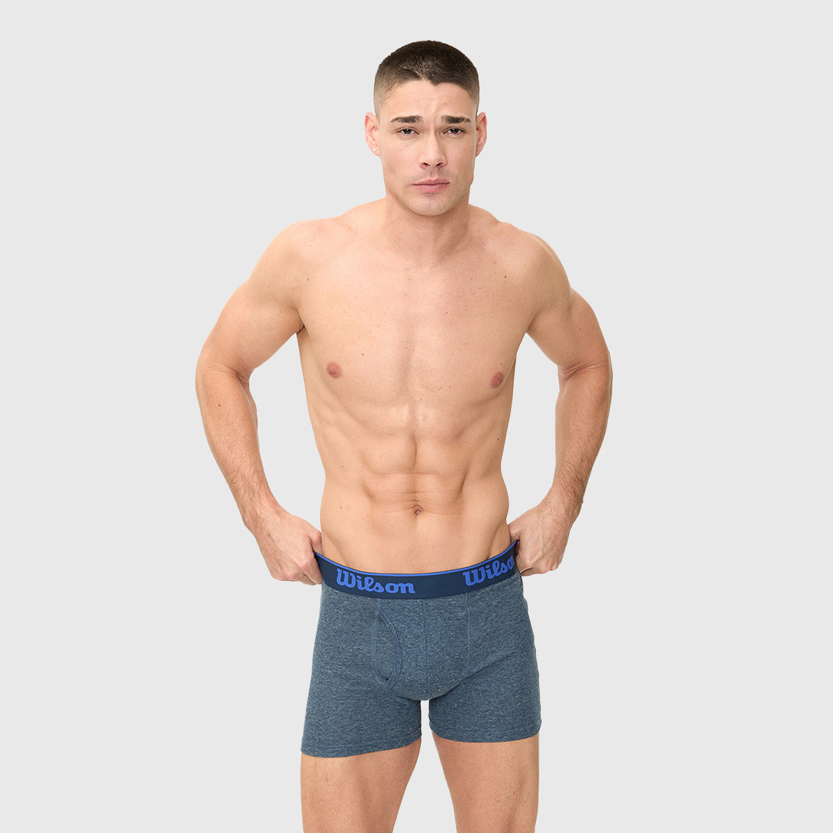 Boxer Liso Wilson Pack 4 Suave Al Tacto Para Hombre - Sports Center
