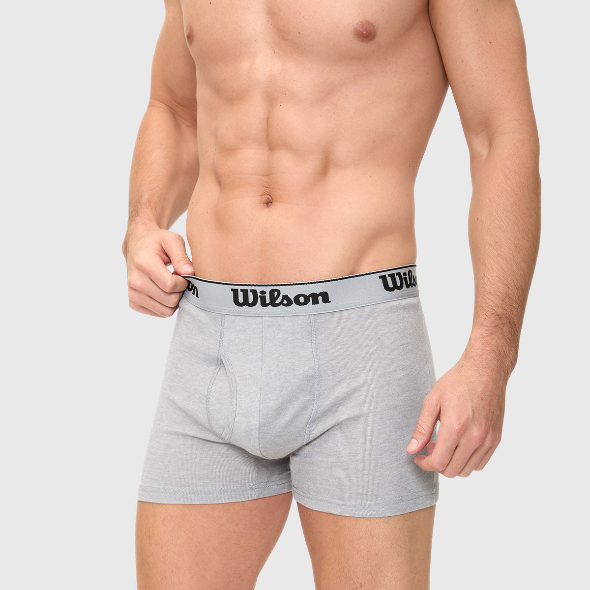 Boxer Liso Wilson Pack 4 Suave Al Tacto Para Hombre - Sports Center